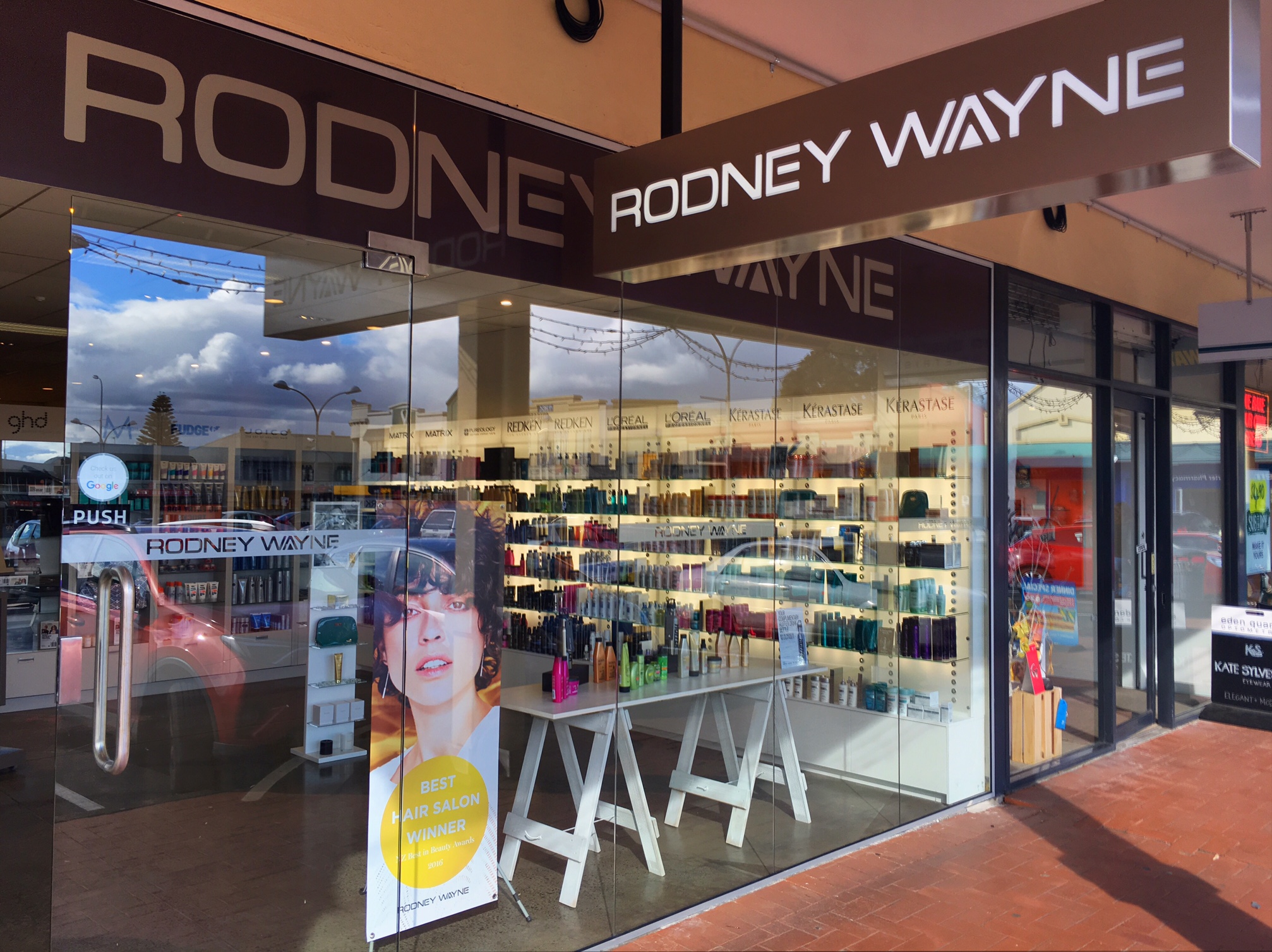 Rodney Wayne hair salon and Shampoo 'n' Things Eden Quarter 290 Dominion Road Mt Eden
