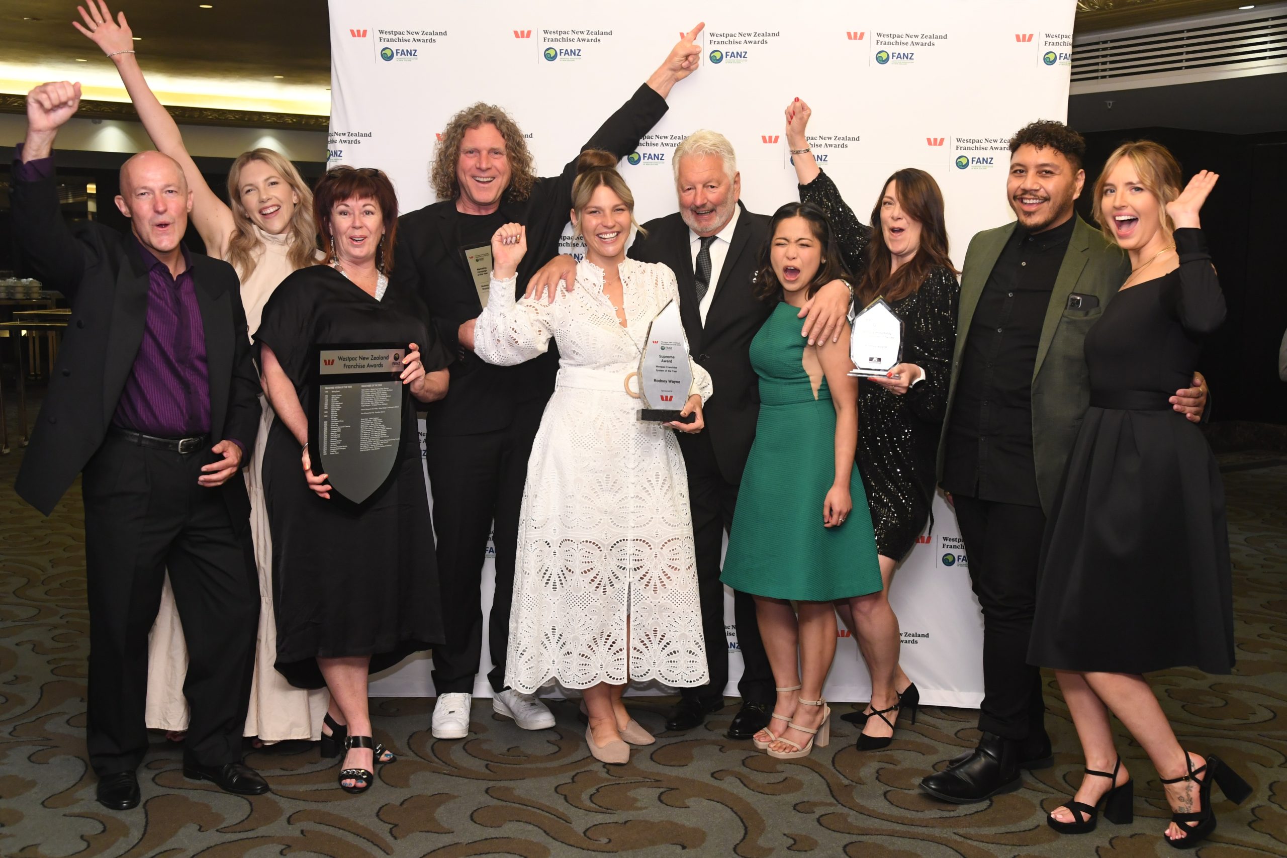 We were so lucky to achieve a hat-trick of wins at the Westpac New Zealand Franchise Awards