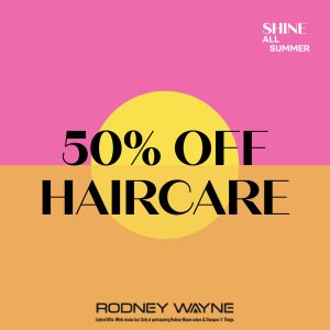 50% off salon quality haircare