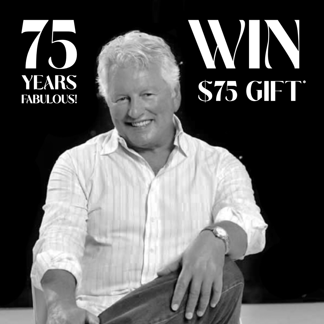 Happy 75th Birthday Rodney. Be in to WIN $75 Rodney Wayne GIFT CARD!