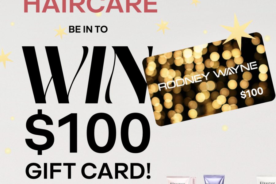 Buy Haircare now and Be in to Win one of 3 $100 Rodney Wayne Gift Cards