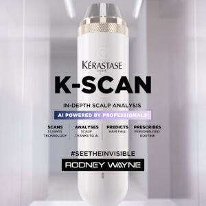 Kerastase K-Scan scalp analysis now at select Rodney Wayne salons