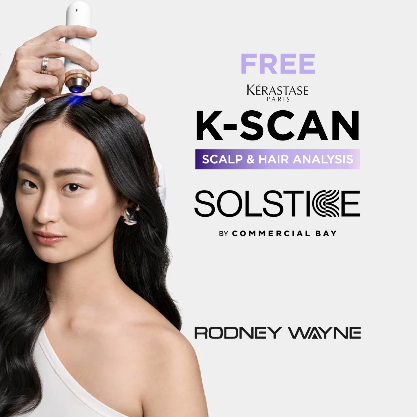 Free Rodney Wayne Kerastase K-SCAN at Commercial Bay Solstice event Auckland