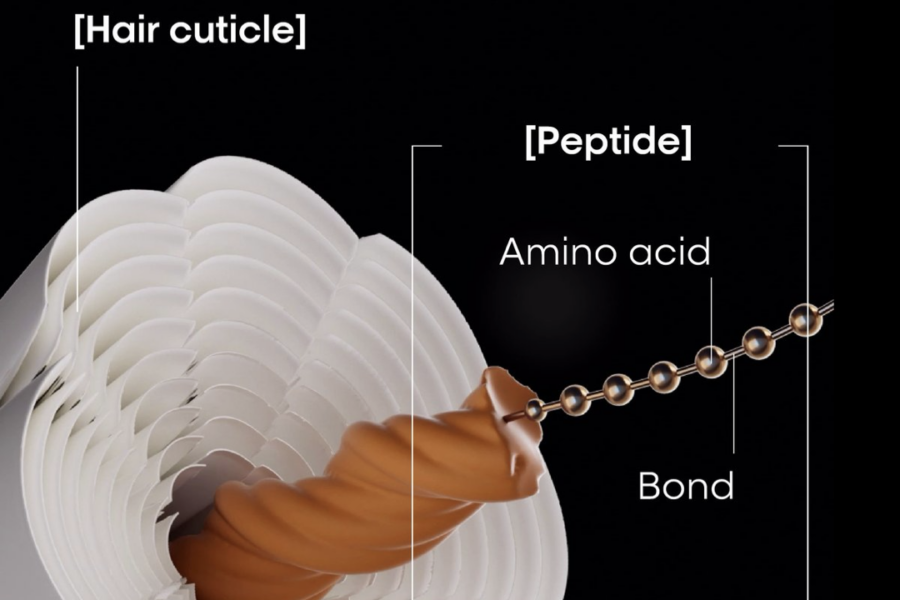 Peptides in hair and haircare products